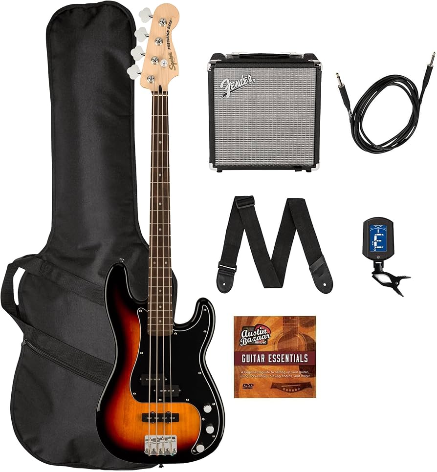 Amazon.com: Fender Squier Affinity Precision Bass PJ - 3-Color