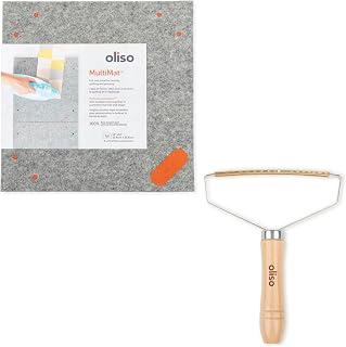 oliso Multi-Mat Felt Pressing Pad & oliso Wool Mat Cleaning Tool Bundle