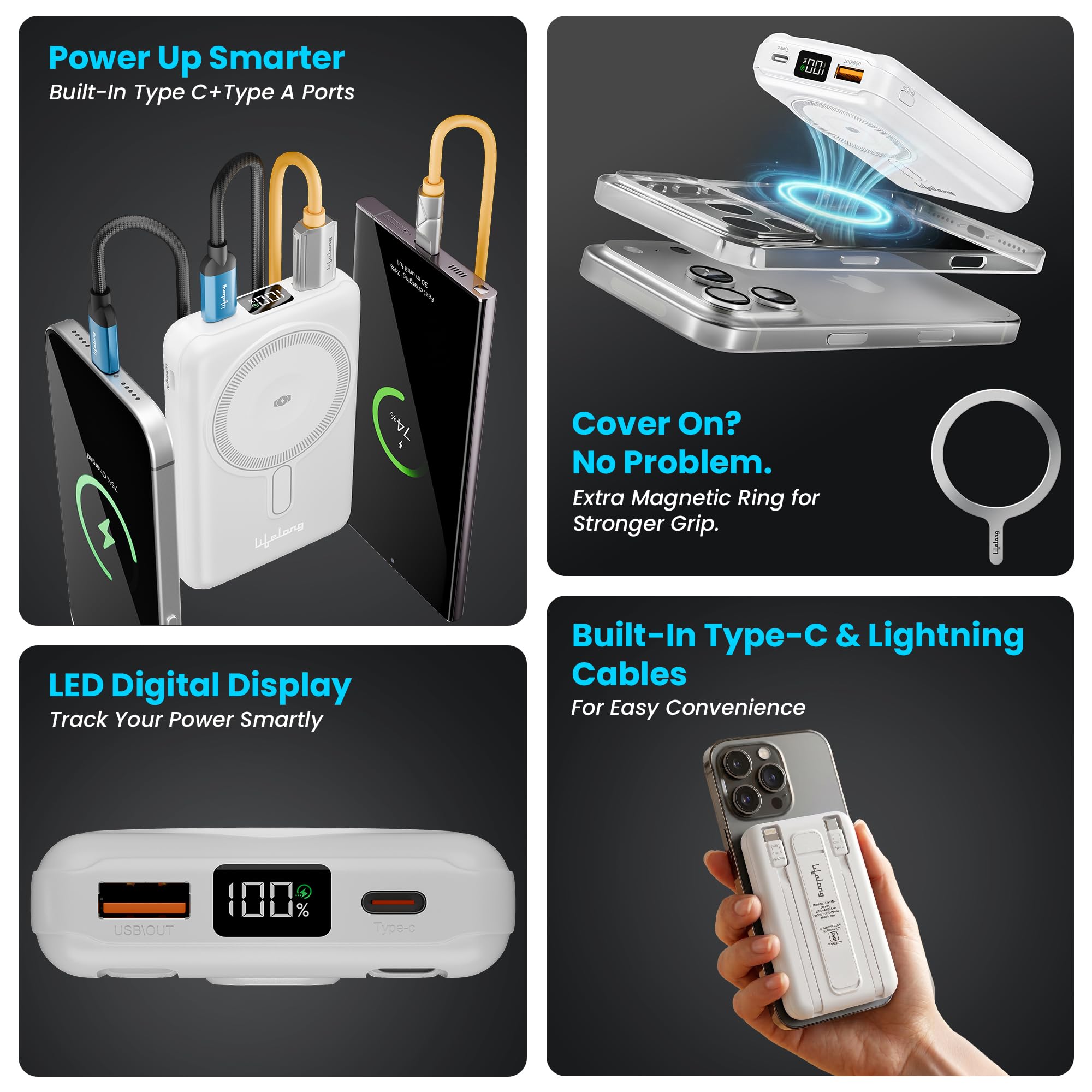 Lifelong LLPBVM23 LifeLong 20W 10000mAh Magsafe Power Bank