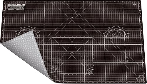 Alfombrilla de corte A1 de alrededor de 24 x 36 pulgadas, alfombrilla de corte autorreparable de doble cara de 5 capas para manualidades, tela,