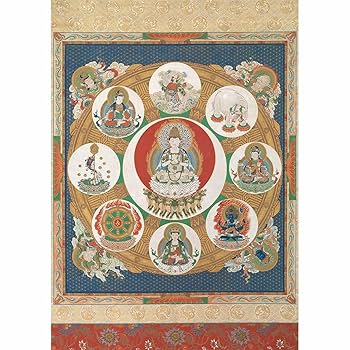 Amazon.co.jp: ROSSO GRAFICO 一字金輪曼荼羅 ポスター 仏画