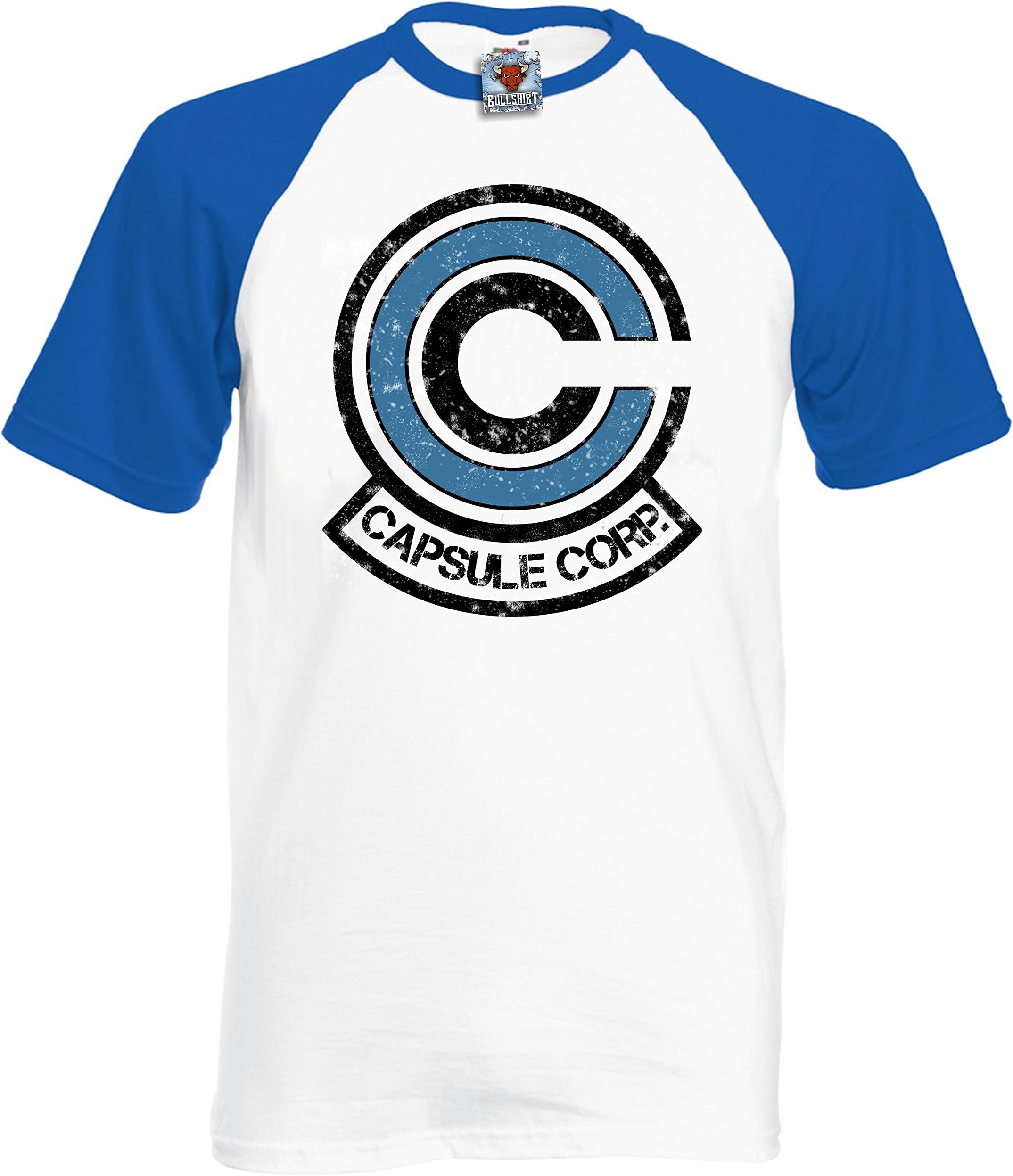 Reality GlitchMen's Capsule Corp Baseball T-Shirt