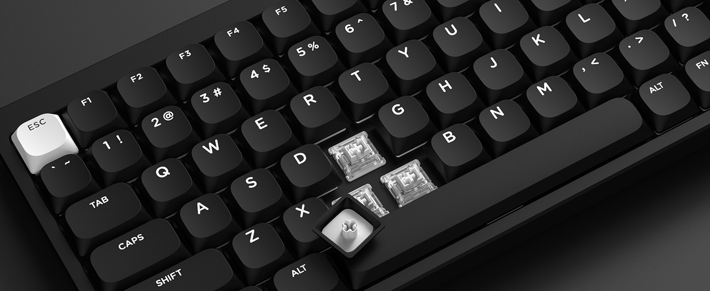 XVX Low Profile Keycaps 75 Percent, PBT Custom Keyboard Keycaps