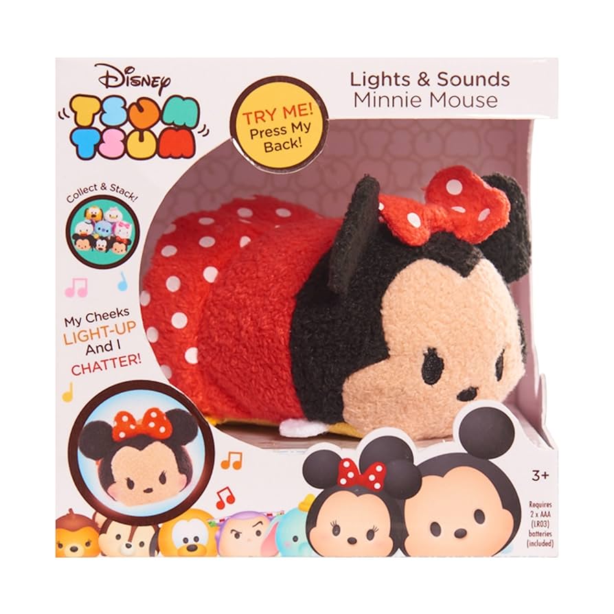Amazon.com: Disney Tsum Tsum Lights & Sounds Minnie Plush