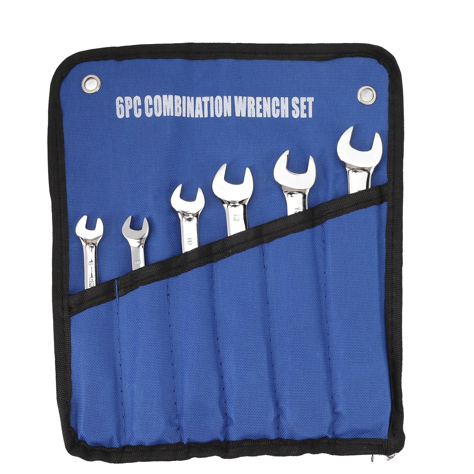 Set di chiavi combinate a cricchetto con testa flessibile Telescopica a 180° facile da manovrare per varie riparazioni (6 Pack)