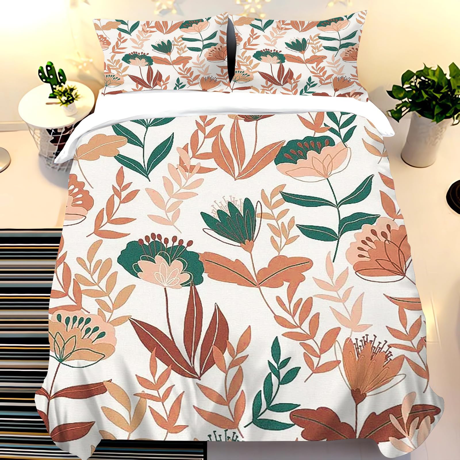 Impianto Ropa de Cama, Terra Naturale Ropa de Cama Infantil Estampada 3D, Microfibra, Con Funda de Almohada, Multicolor (220 x 260 cm), 5)