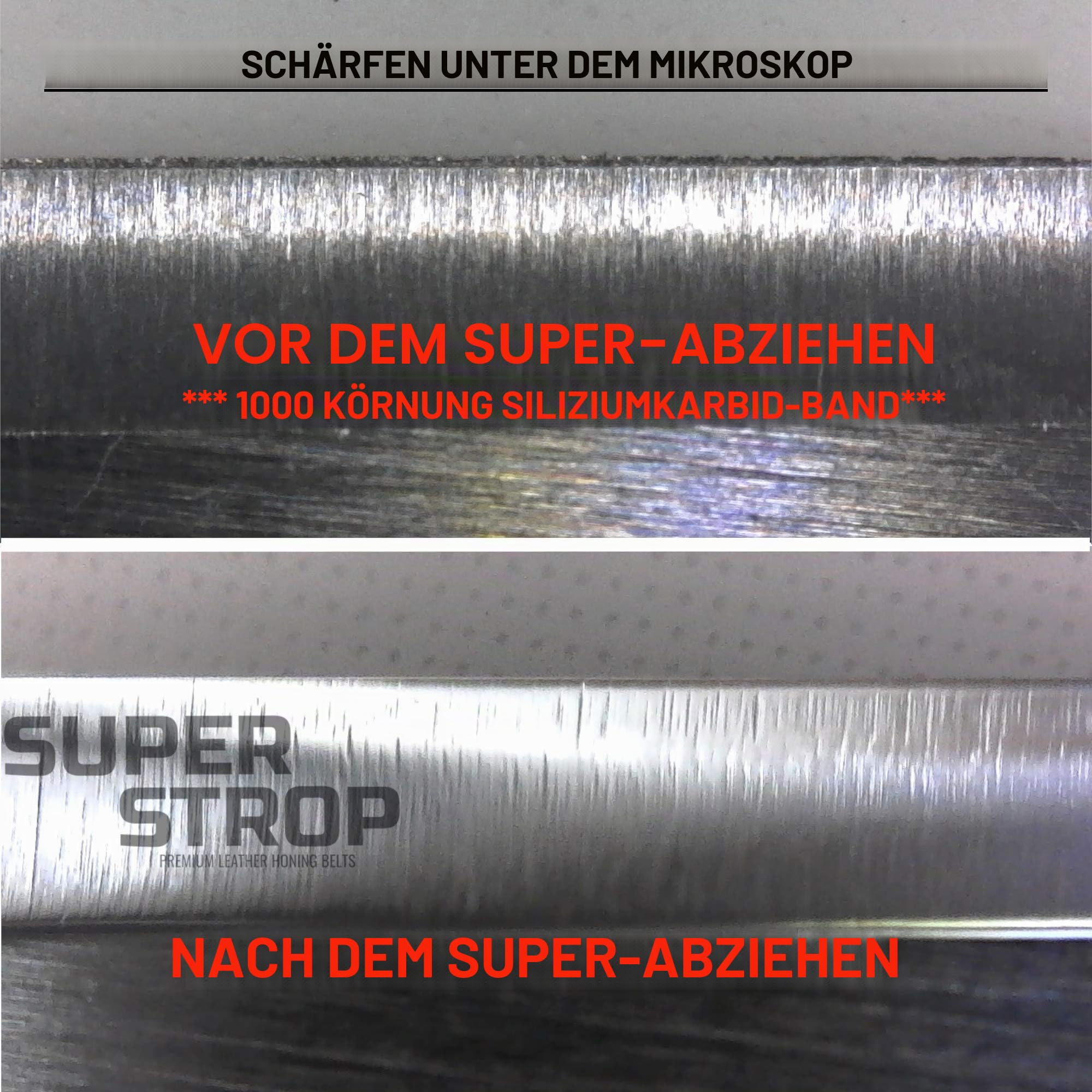 2,5 x 76,2 cm Leder Schleifriemen Super Streichriemen mit weißer Polierpaste passend für 1 x 30 Riemenschleifer