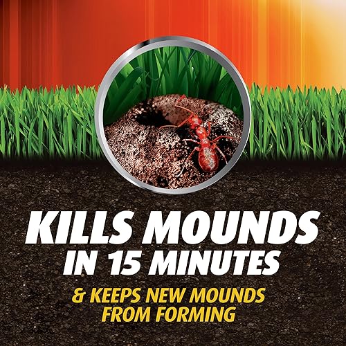 Vista 33 de Ortho - Gránulos de transmisión Fire Ant Killer, protección de 6 meses, trata hasta 5,000 pies cuadrados, mata montículos en 15 minutos, 11.5 libras.