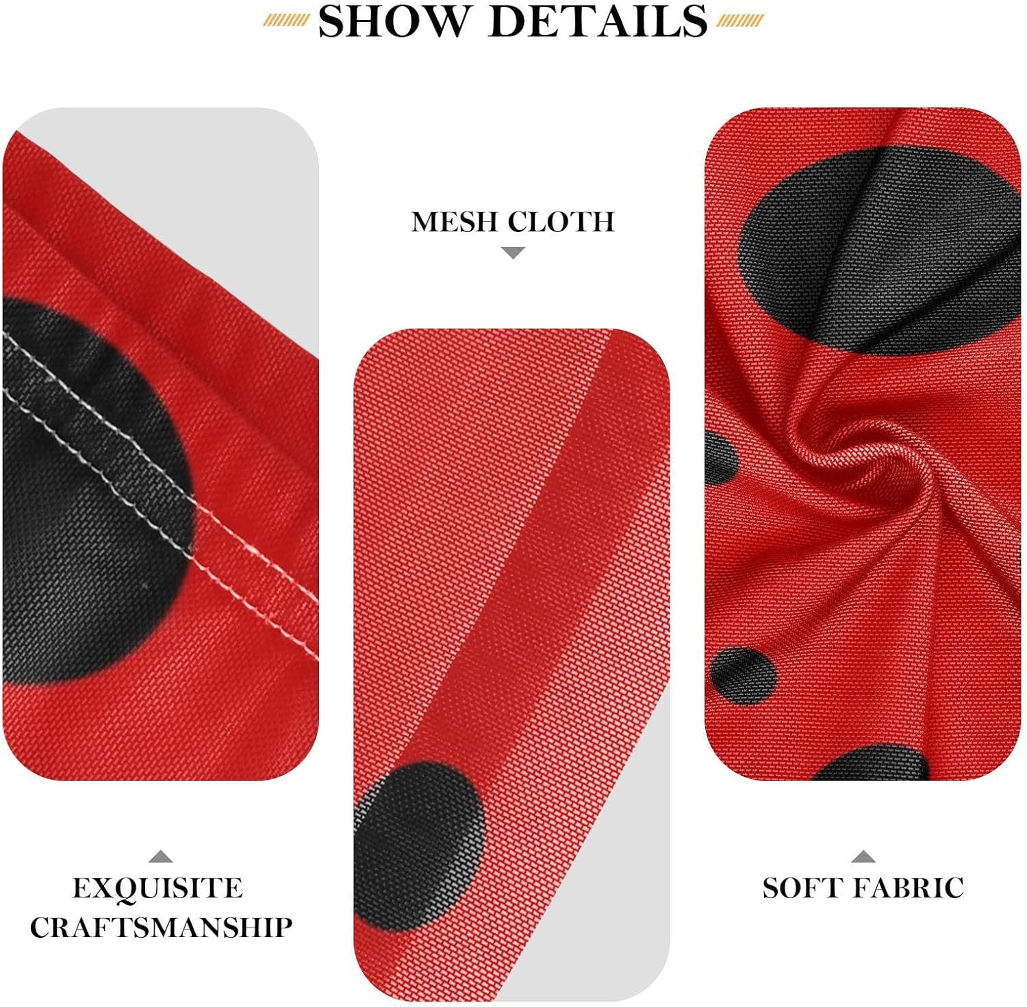 Women's Sexy Tube Crop Tops Red Black Polka Dot Strapless Bandeau Tops for Women Summer Outfits - Image 4