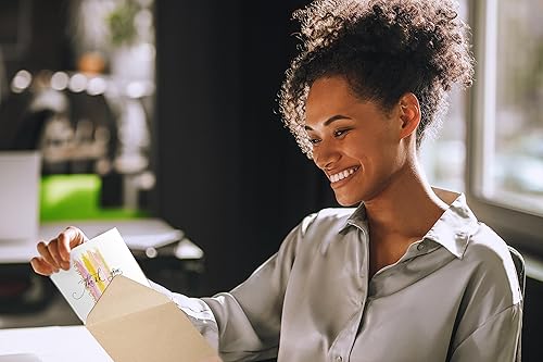 Miniatura 9 de Paquete de 100 tarjetas de agradecimiento con sobres a granel de 4 x 6 pulgadas, juego de notas en blanco con 100 diseños únicos diferentes y lindos