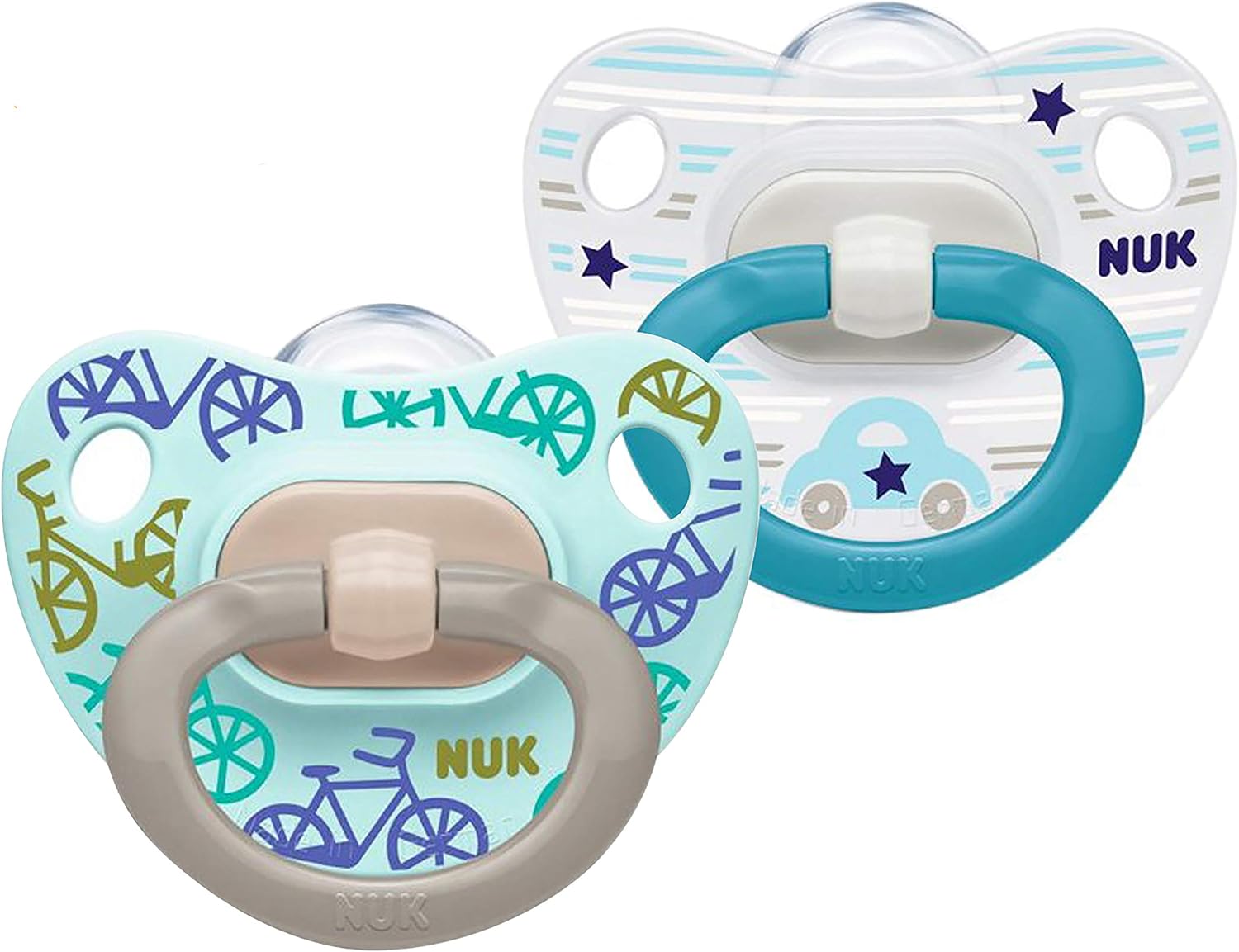 Nuk Succettes Classic 6 18 Mois Sans Bpa Avec Anneau De Prehension Garcon Set De 2 Modele Aleatoire Amazon Fr Bebe Et Puericulture