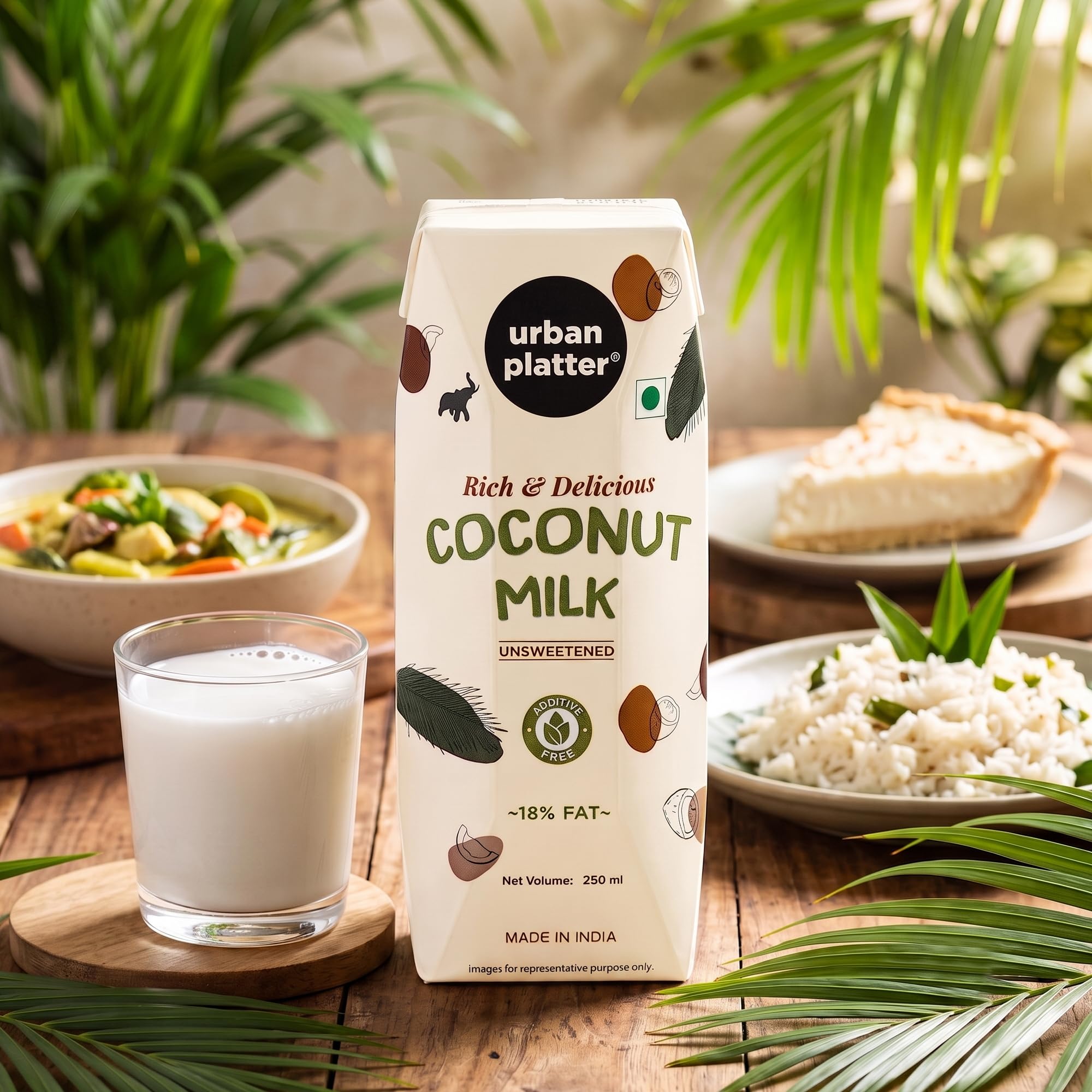 Amazon.com: Urban Platter Coconut Milk | 8.45 Fl Oz (250ml
