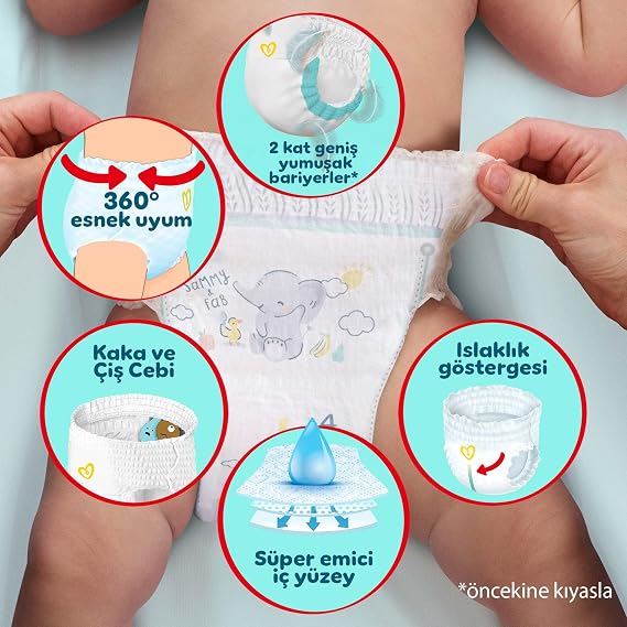 Prima Külot Bebek Bezi Premium Care 5 Numara 34'lü 11-17 kg