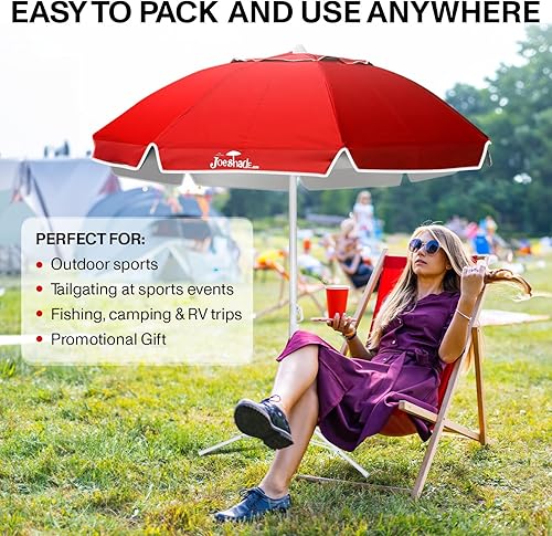 Miniatura 4 de JoeShade sombrilla portátil para el sol sombrilla deportiva color rojo