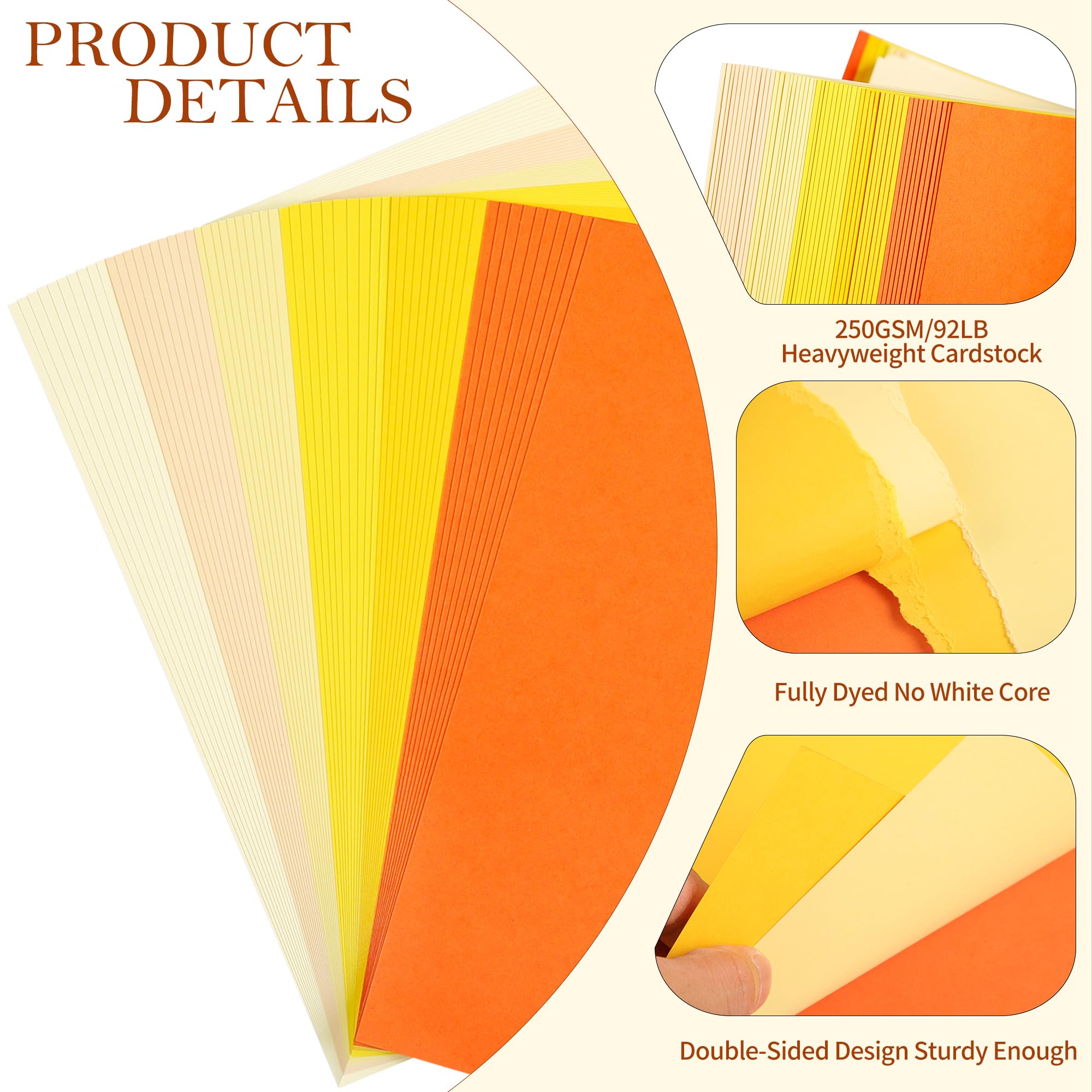 Yellow Tones Cardstock - Image 3
