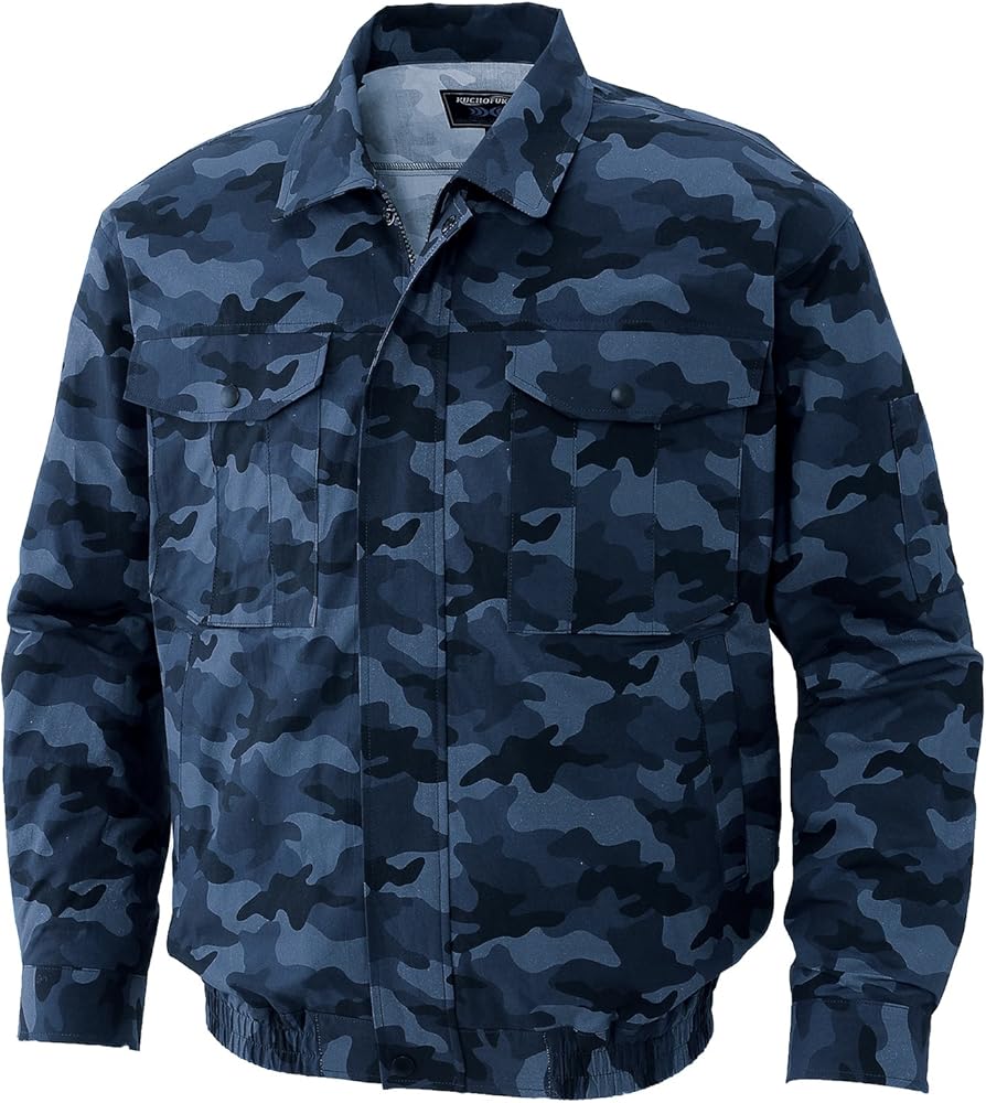 Amazon.co.jp: [ユニフォームU-style] 空調風神服 迷彩柄 (ファン無