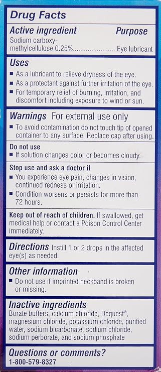 Thera Tears Thera Tears Lubricant Eye Drops, 1 oz (Pack of 2)