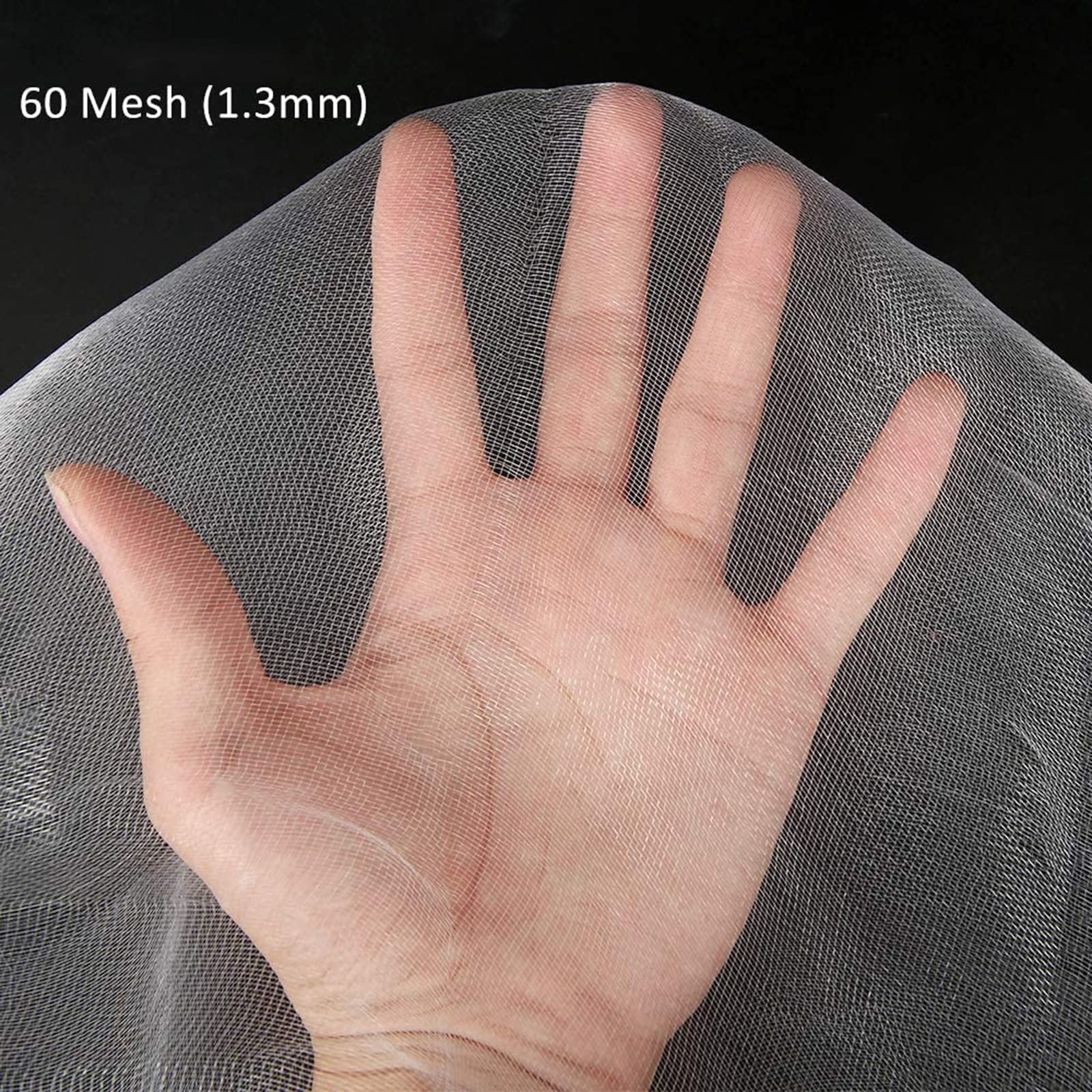 Rete antiparassitaria da giardino, barriera a maglia fine per alberi da frutto, 3 x 20 m, consente la luce solare e l'acqua, protezione anti-zanzare e insetti, ideale per giardini