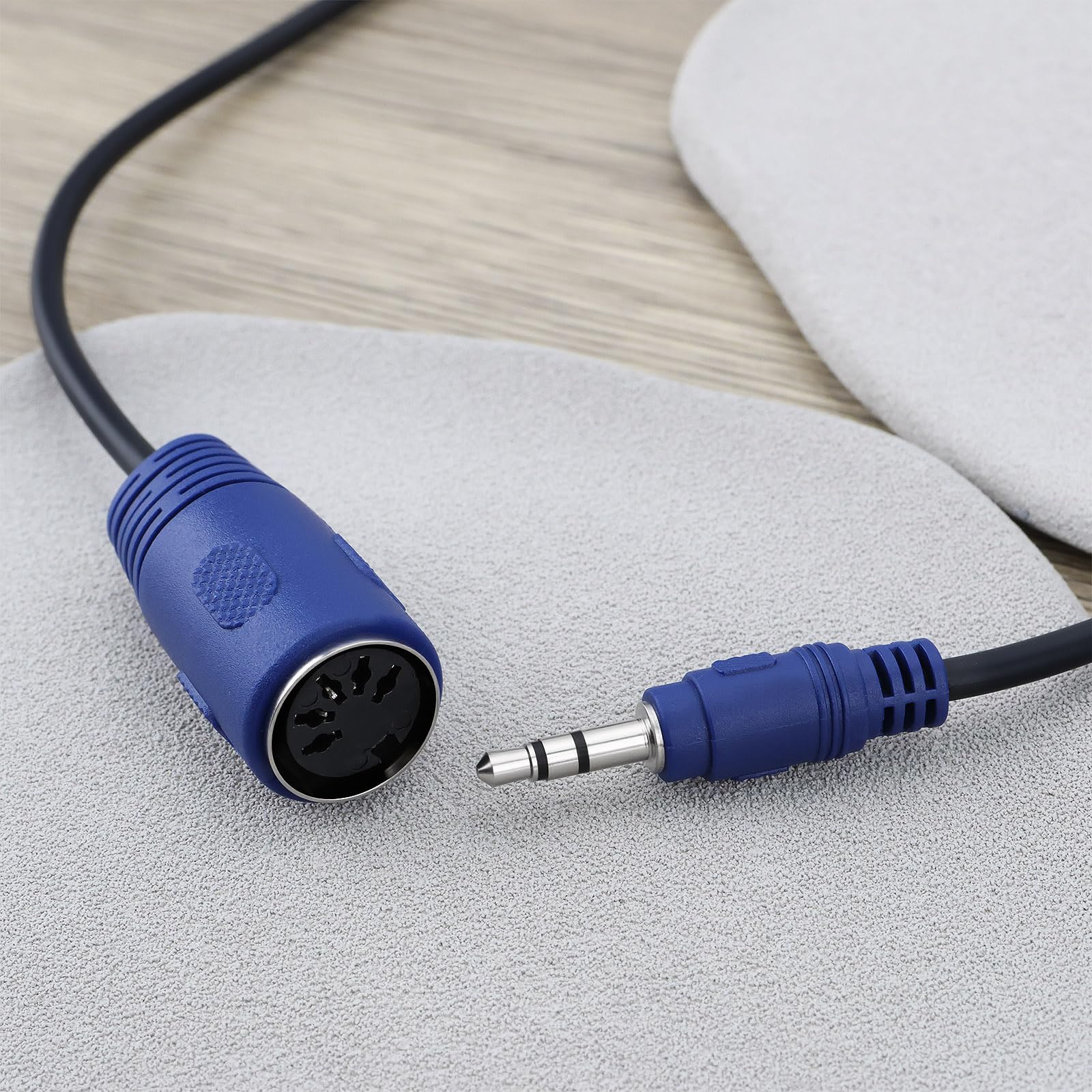 Câble MIDI Femelle 5 Broches vers Jack TRS Mâle 3,5 Mm Compatible avec Akai MPC Studio MPC Touch MPX8 SQ-1 Jack TRS Droit