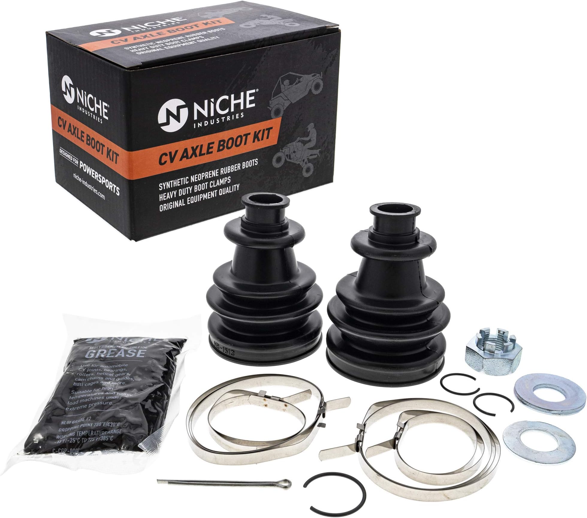 NICHE Front Middle Rear CV Axle Boot Kit for Polaris RZR 800 Ranger 900 1000 Sportsman 570 2203440