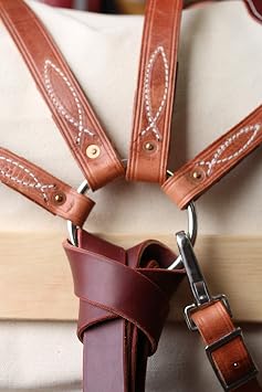 Outfitters Supply Classic Decker Pack Saddle; Complete Decker Pack Saddle; Pack Saddle for Horse & Mule; Premium Pack Saddle Tree w/Classic Arches, Hermann Oak Harness Leather & Durable Hardware