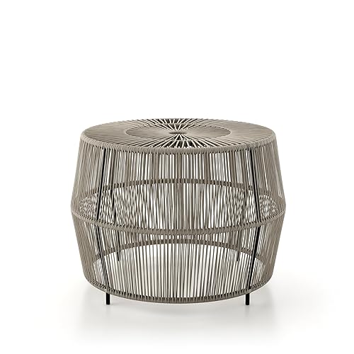 Muse & Lounge Co. Ysar Boho Rattan Round Coffee Table