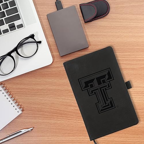 Miniatura 4 de Rico Industries NCAA Texas Tech Red Raiders Negro JounralBloc de notas de 8.25 x 5.25 pulgadas, accesorio de oficina