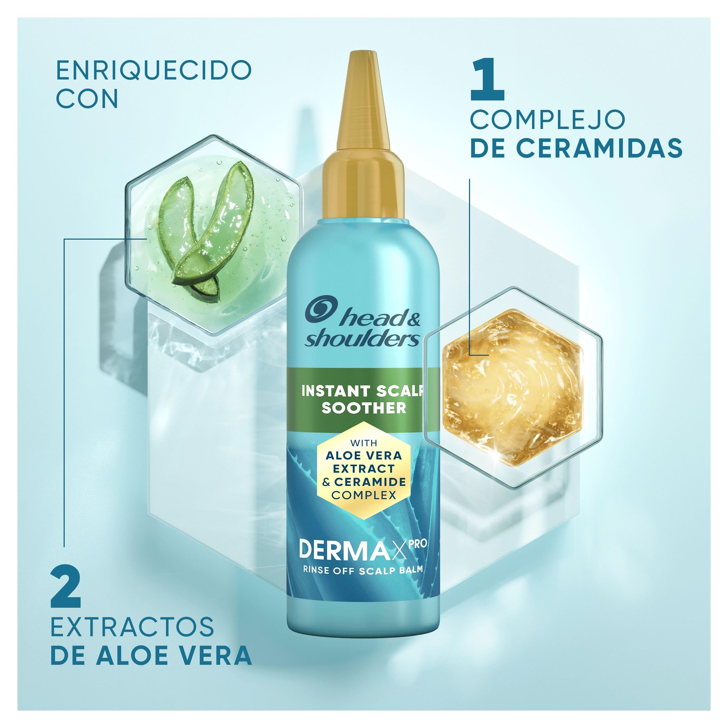 H&S DermaXPro Hidratante Champú Anticaspa 300ml + Acondicionador 220ml + Tratamiento 145ml