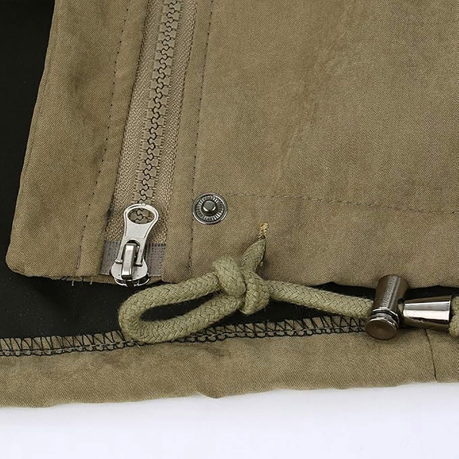 Veste de printemps et d'automne pour femme - Longue et chaude - En coton - Veste de maternité - Automne - 3 en 1 - Avec empiècement pour bébé - Manteau de grossesse avec poches - 1