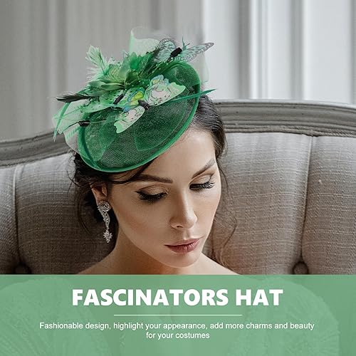 Miniatura 4 de FRCOLOR Tocado con diseño de mariposas para fiesta de té