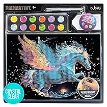 DIAMANTINY Level Up – Fantasy – Nice Group Creative Art, Diamond Painting Kit, Crea Il Mosaico Pegaso
