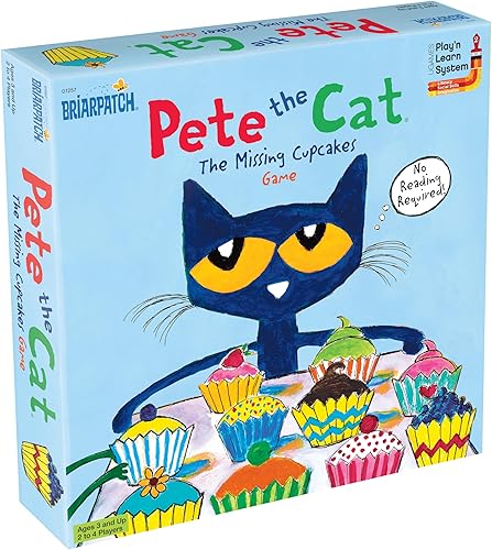 Miniatura 3 de Briarpatch Pete the Cat The Missing Cupcakes Game, Fans of Pete the Cat Books, Edades 3+
