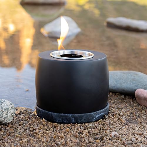 Miniatura 4 de Pozo de fuego de mesa de cemento, pequeño pozo de fuego, chimenea personal, mini hoguera, cuenco de fuego