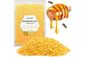 VALLYDOM Pure Beeswax Pellets for DIY Crafts