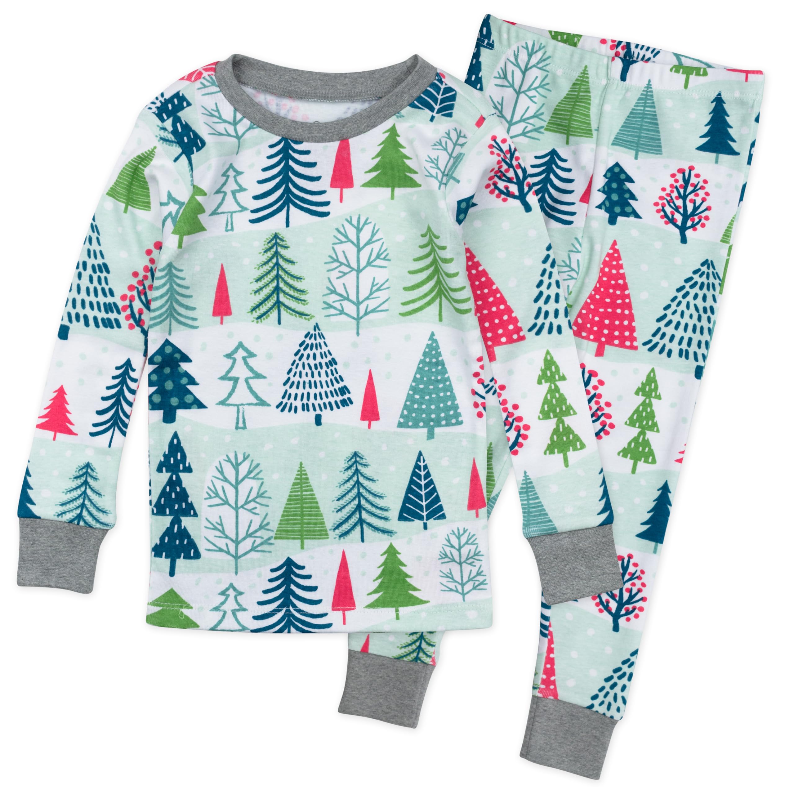 HonestBaby Pijamas Familiares a Juego para Vacaciones, 100% algodón orgánico, para Hombres, Mujeres, niños, bebés, niñas, Unisex, Mascotas