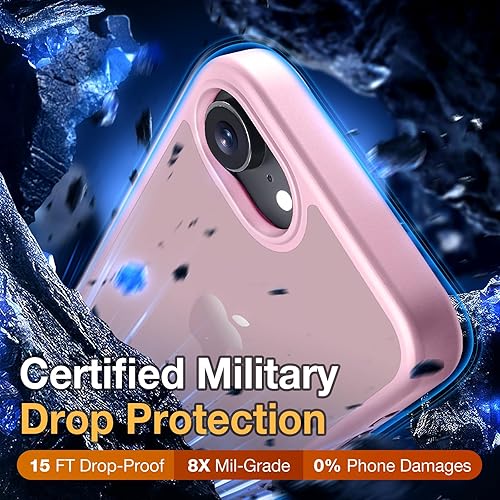 Miniatura 15 de Yriklso Strong Magnetic Case for iPhone 11 [Compatibilty with MagSafe] Protective Shockproof Cover Phone Case for iPhone 11 6.1" Frosted Purple