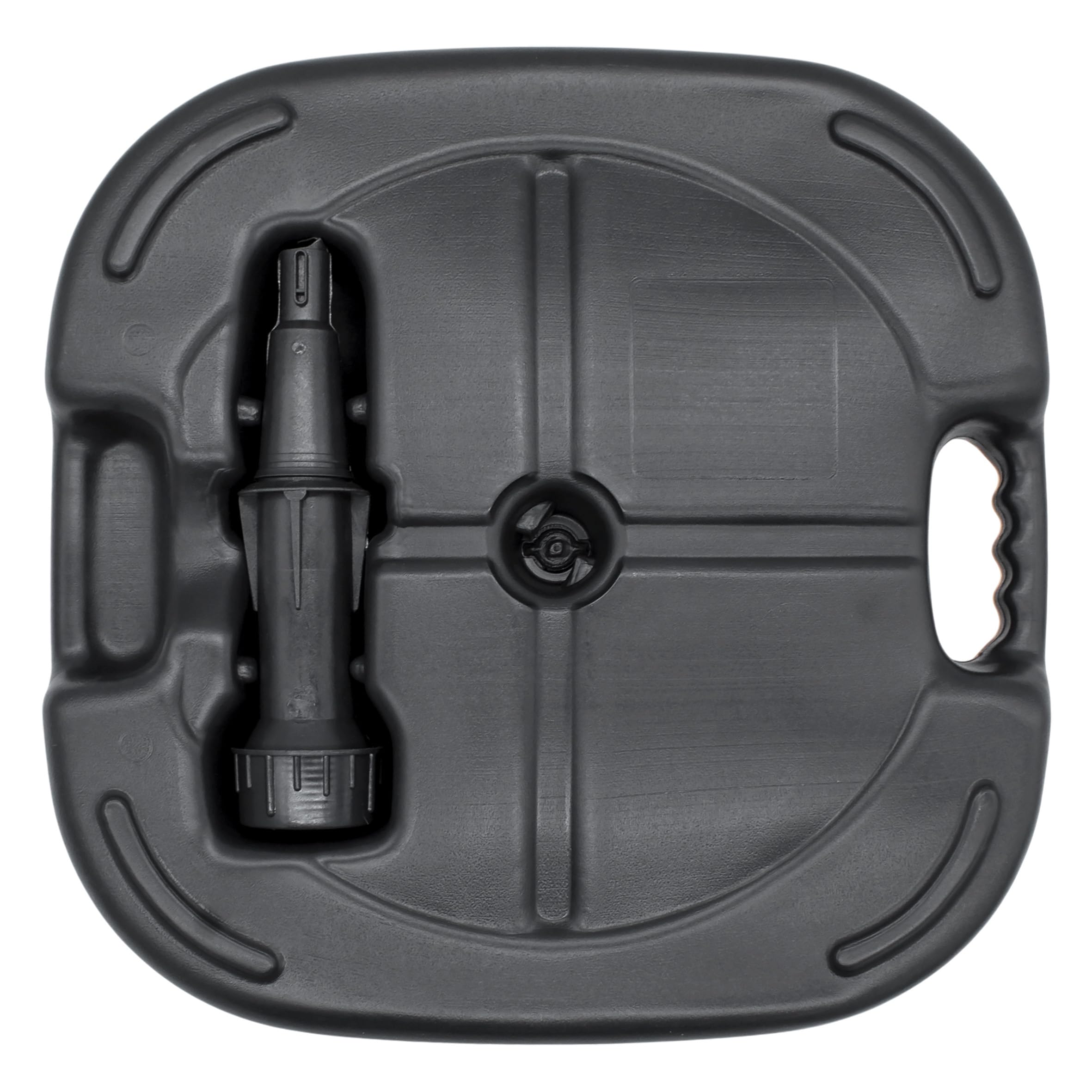 Pied De Parasol En Plastique Anthracite à Remplir Pour Mâts De Parasol Jusqu'à 33 Cm - 45 X 45 Cm - Support De Parasol à Remplir Avec 18 L D'eau Ou De