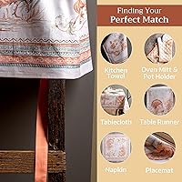 Vista 588 de Maison d' Hermine Delantal 100% de algodón para mujeres con bolsillo de cocina delantal de chef para hombres, decoración de Pascua