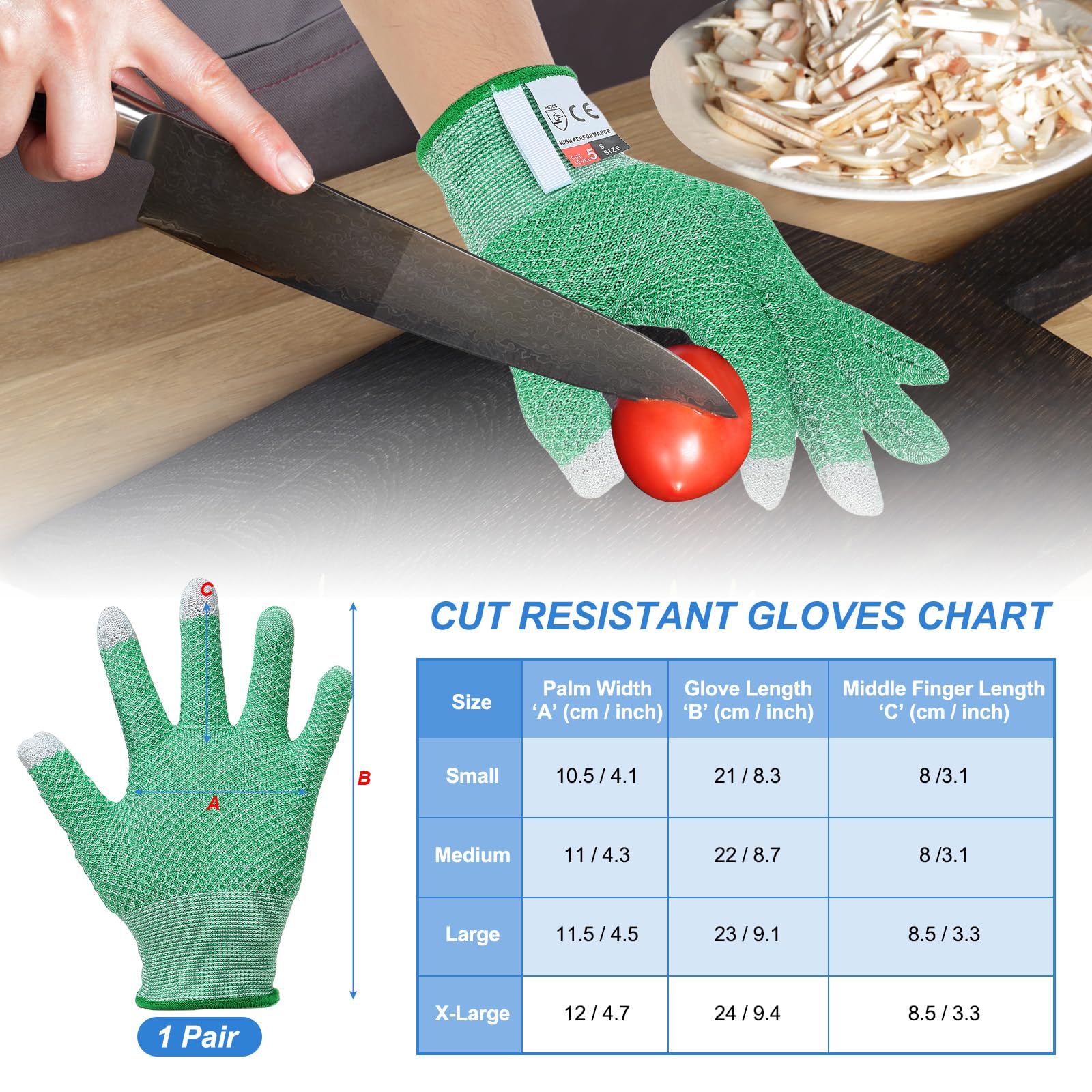 PATIKIL Cut Resistant Gloves - Image 2