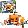 LEGO® Minecraft® Fox Kennel 21178 – مجموعة صناعة الألعاب الإبداعية بما في ذلك Toy House للأطفال الذين يحبون ألعاب المغامرات 193 قطعة