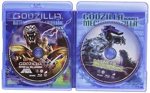 Vista 3 de Godzilla Against Mechagodzilla 2002 Godzilla Mothra and King Ghidorah Giant Monsters All-Out Attack - Set Blu-ray