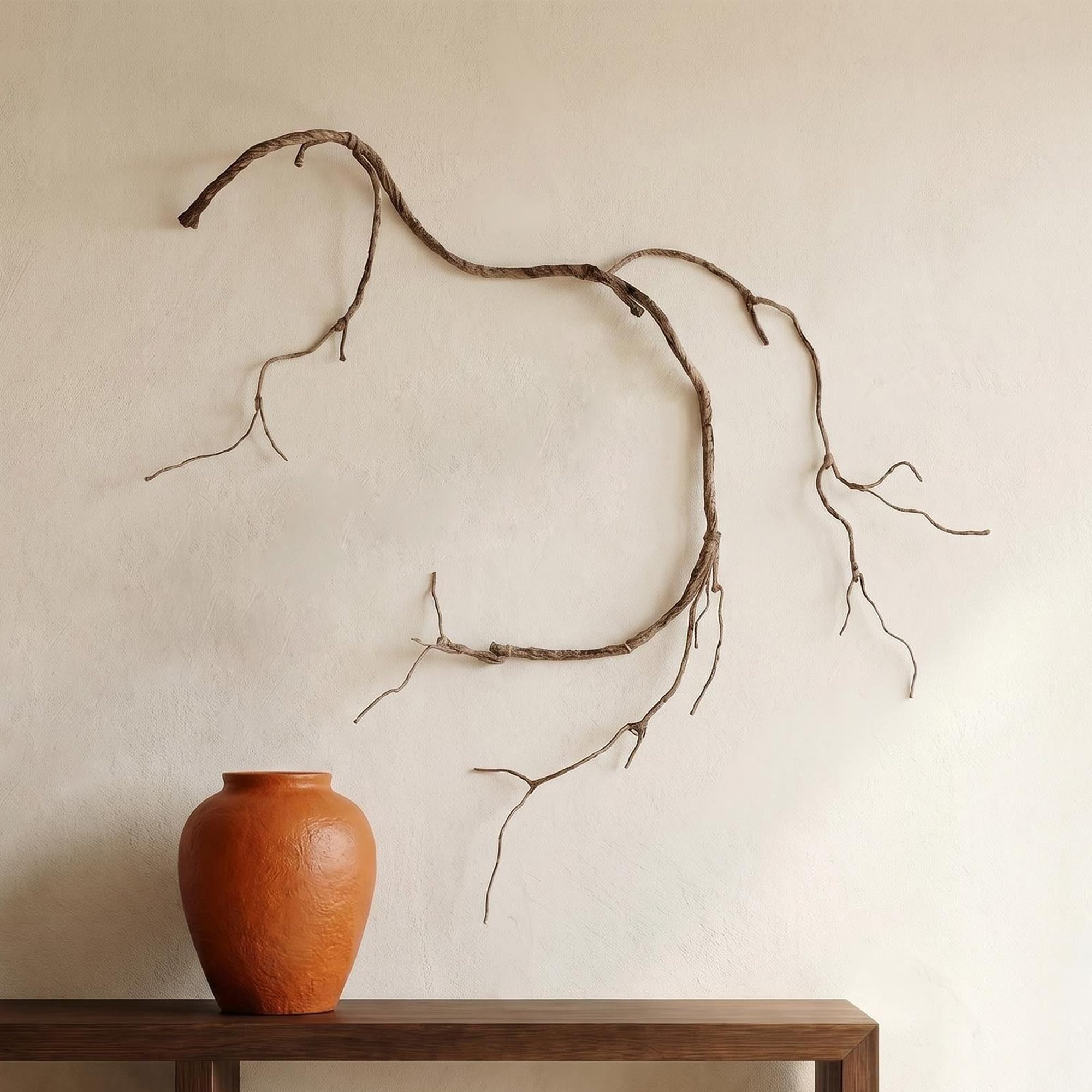 Photo 1 of AYLSON 70in Bendable Artificial Vines Realistic Reptile Vines with Multi-Branch Design Fake Wall Hanging Plants for Jungle Branches Indoor Outdoor Festival Party Hobbit Enchanted Forest Decorations