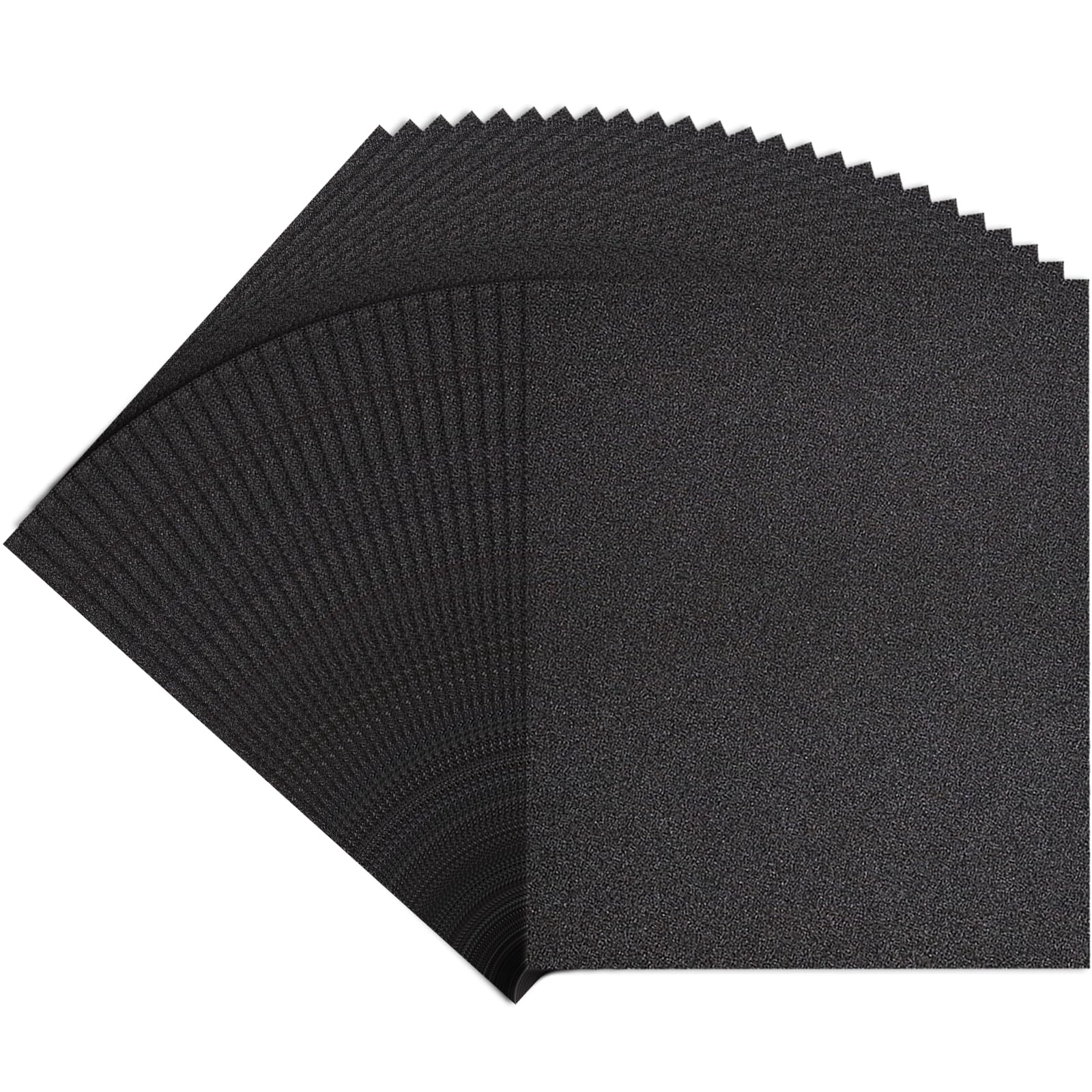 Premium Sandpaper Assortment - 25 Sheets -17
