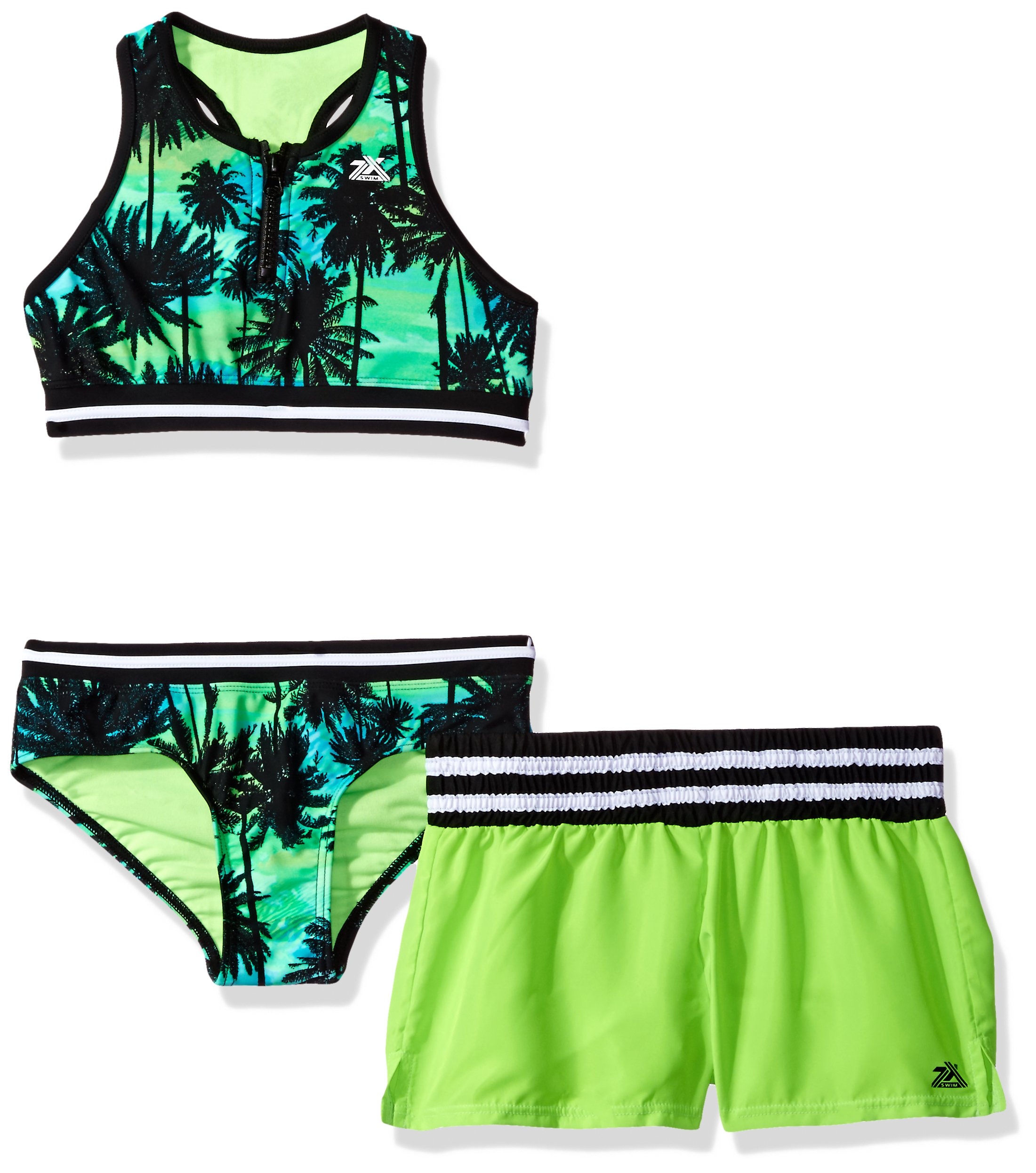 ZeroXposur Girls' Sunset Sport Cropped Set