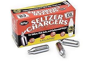 Leland 100 CO2 Chargers 8gram C02 Seltzer Water Cartridges