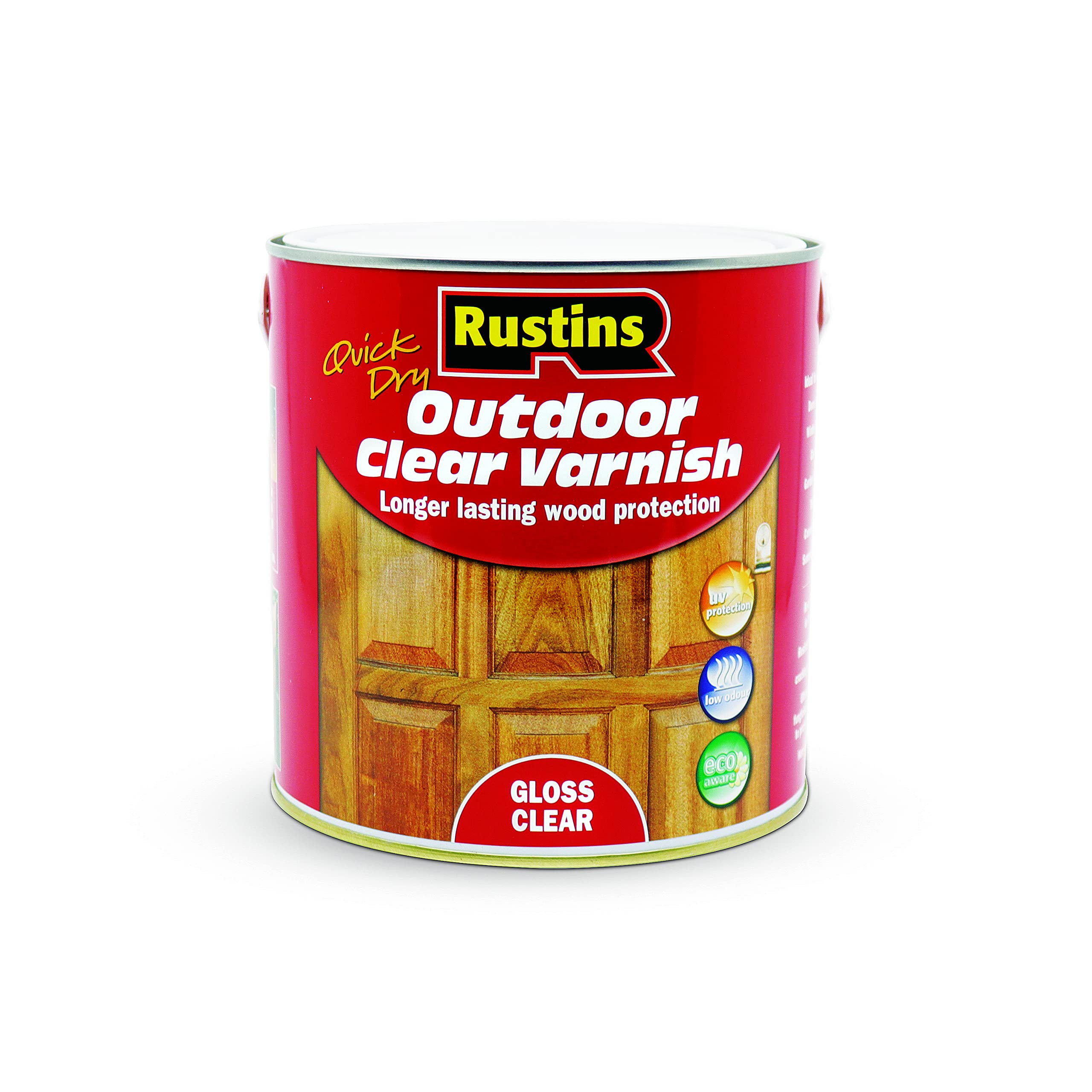 RUSTINSQuick Dry Outdoor Clear Varnish 2.5L Gloss