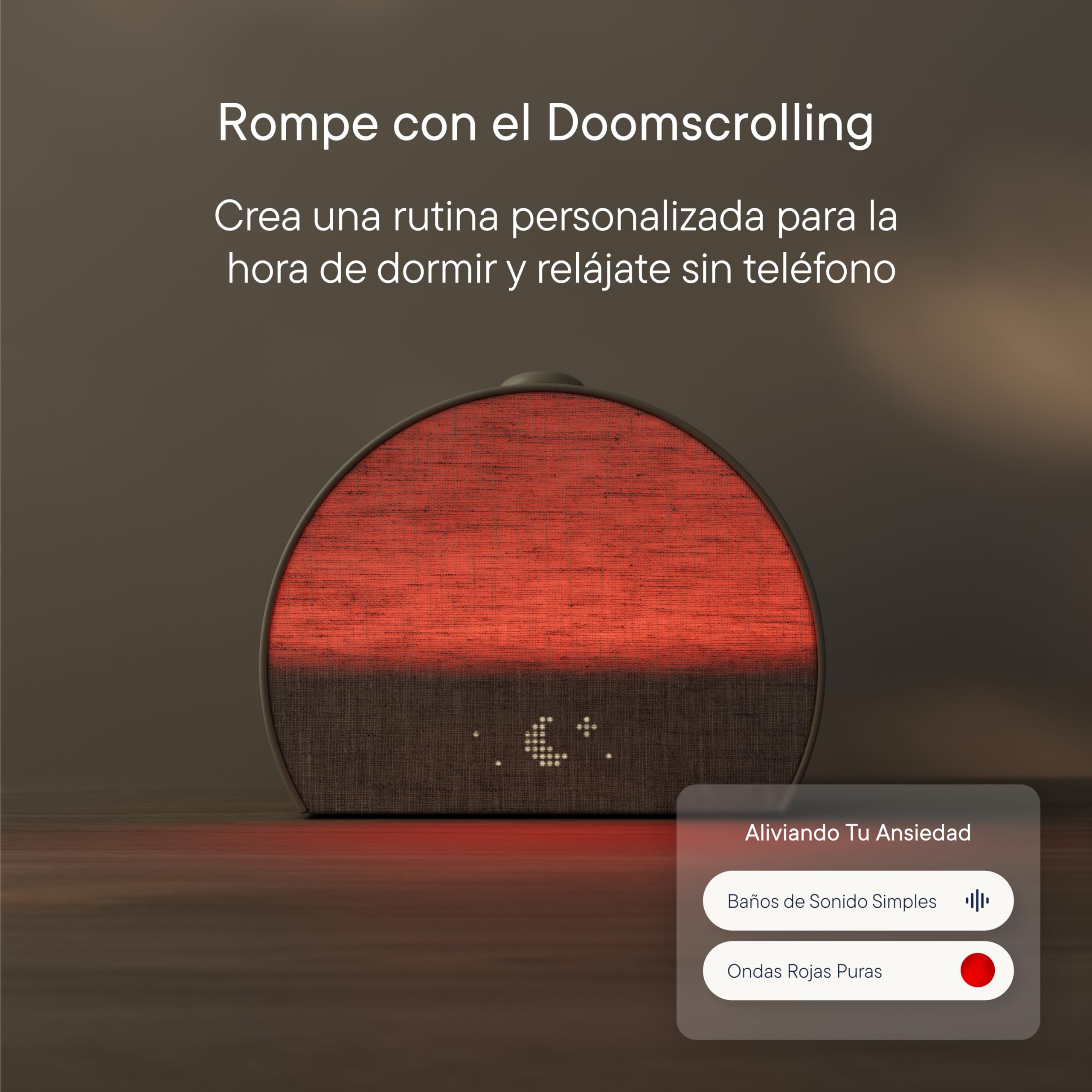 Hatch Restore 3 Despertador Amanecer y Despertador Solar con máquina de Sonido y luz Inteligente – Ruido Blanco, Rutina de sueño sin Pantallas