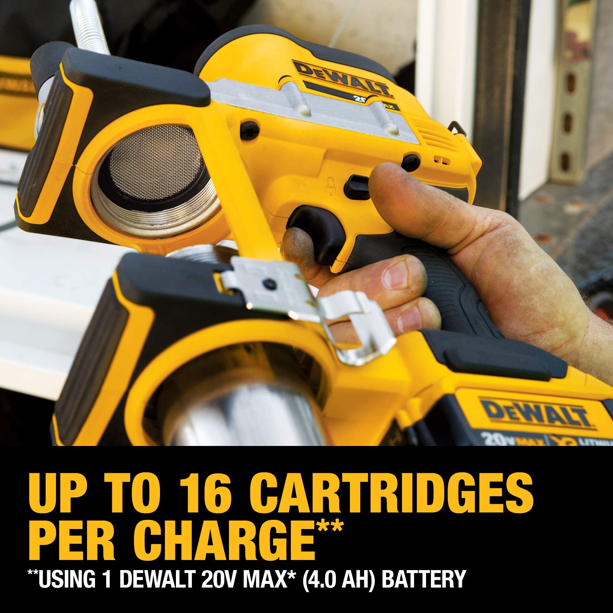 DEWALT 20V MAX* Cordless Grease Gun 