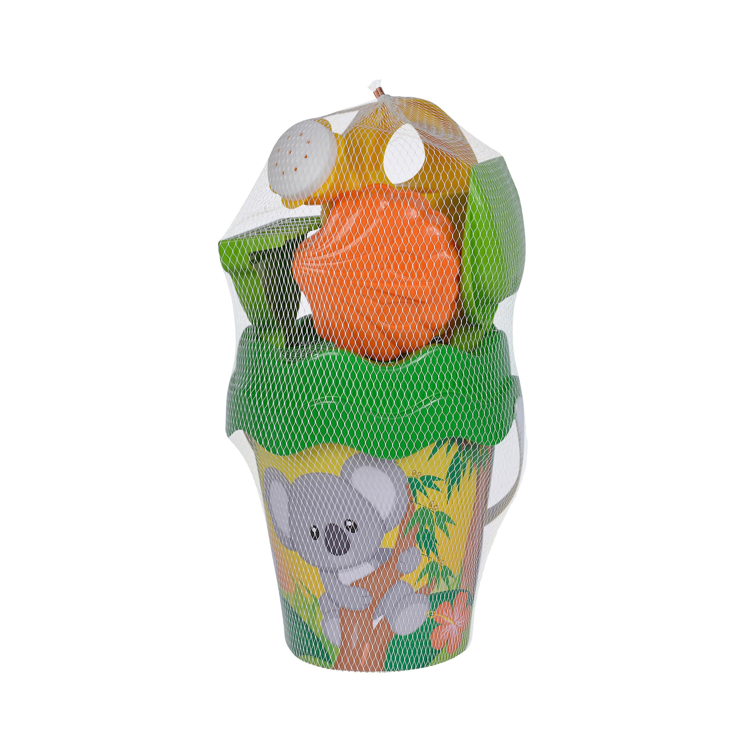 SIMBA Set Secchiello Sabbia Koala: 6 Pezzi Per Spiaggia E Giardino, Altezza 16 Cm - 3