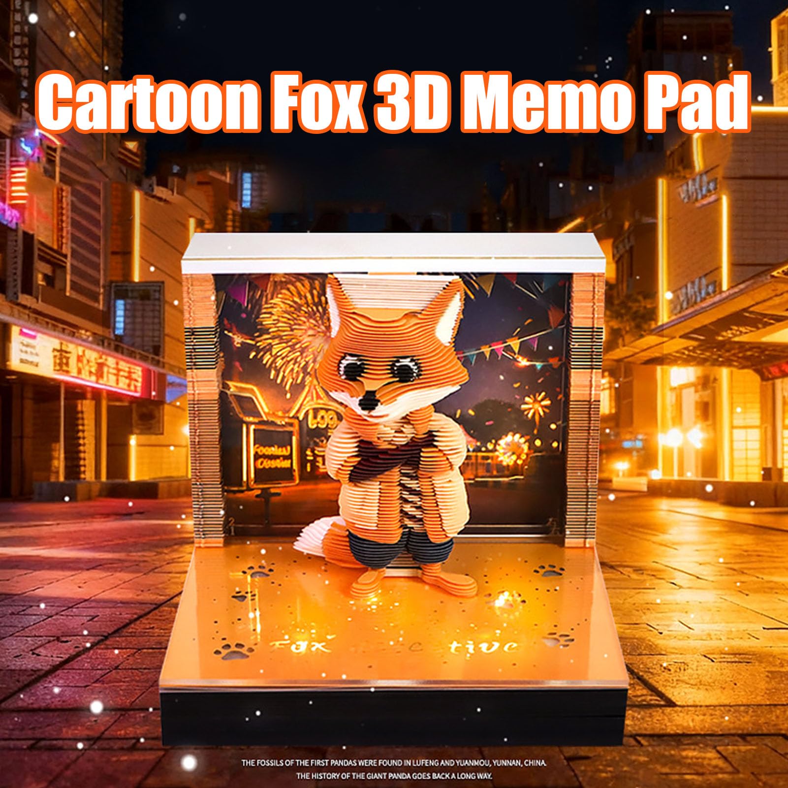Akozon Blocco Note 3D con Design Cartoon